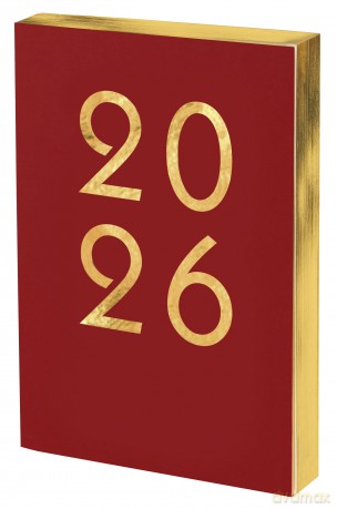 Kalendarz 2026 Art A5 DNS czerwony [KALENDARZ]