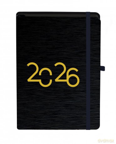 Kalendarz 2026 Black Gold A5 DNS [KALENDARZ]