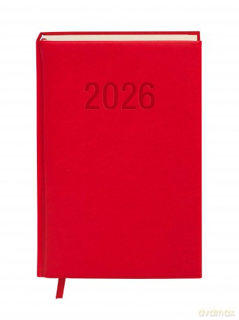 Kalendarz 2026 Colorfix A5 DNS czerwony [KALENDARZ]