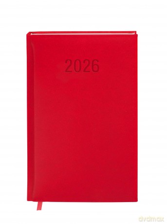 Kalendarz 2026 Colorfix A6 TDW czerwony [KALENDARZ]