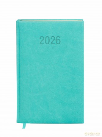 Kalendarz 2026 Colorfix A6 TDW turkusowy [KALENDARZ]