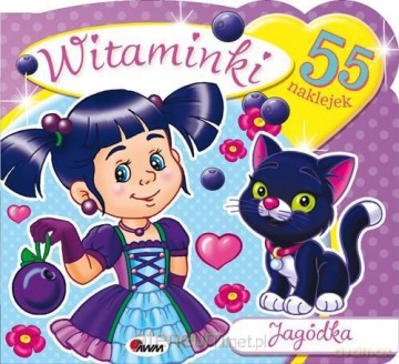 Witaminki Jagódka + 55 naklejek [KSIĄŻKA]