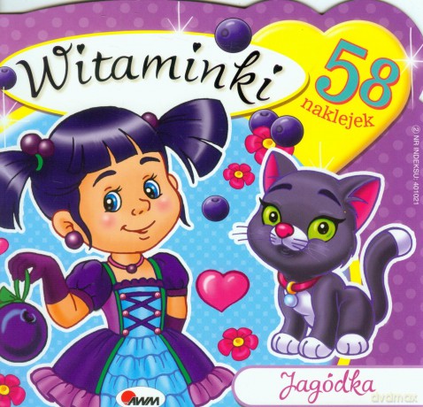 Witaminki Jagódka + 55 naklejek [KSIĄŻKA]