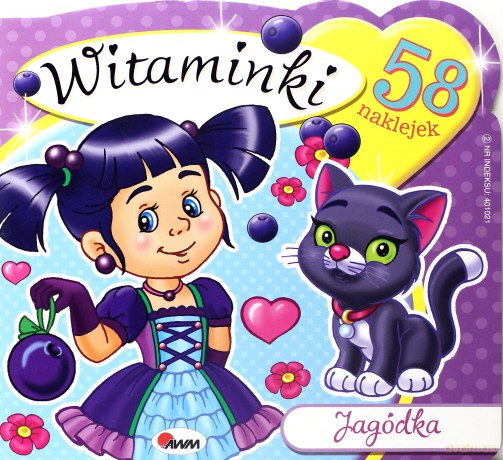 Witaminki Jagódka + 55 naklejek [KSIĄŻKA]