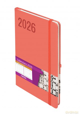Kalendarz 2026 Formalizm A5 TDW koralowy [KALENDARZ]