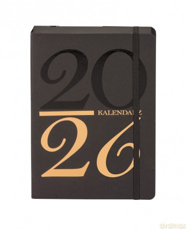 Kalendarz 2026 Kraft A5 DNS czarny [KALENDARZ]