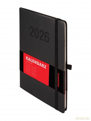 Kalendarz 2026 Memofix A5 TDW czarny [KALENDARZ]