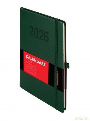 Kalendarz 2026 Memofix A5 TDW zielony [KALENDARZ]