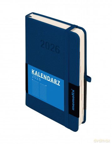 Kalendarz 2026 Memofix B6 DNS granatowy [KALENDARZ]