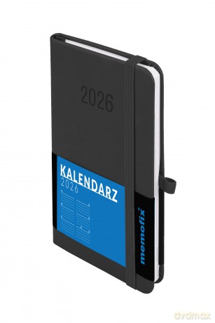 Kalendarz 2026 Memofix B6 TDW czarny [KALENDARZ]