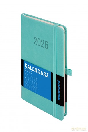 Kalendarz 2026 Memofix B6 TDW turkusowy [KALENDARZ]