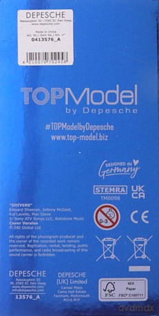 Kolorowanka mini Top Model z dźwiękiem w kształcie telefonu 1szt.mix 13576A