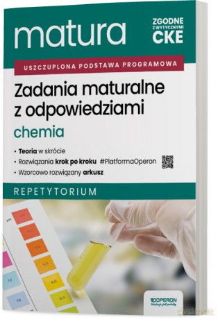 Matura 2026 Chemia Zadania maturalne z odpowiedziami Repetytorium - Maria Barbara Szczepaniak [KSIĄŻKA]
