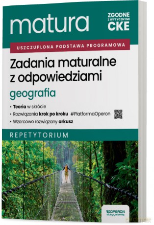 Matura 2026 Geografia Zadania maturalne z odpowiedziami Repetytorium - Agnieszka Maląg, Krzysztof Chabasiński [KSIĄŻKA]