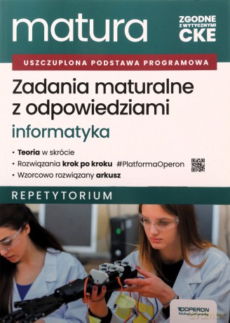 Matura 2026 Informatyka Zadania maturalne z odpowiedziami Repetytorium - Piotr Dobosiewicz [KSIĄŻKA]