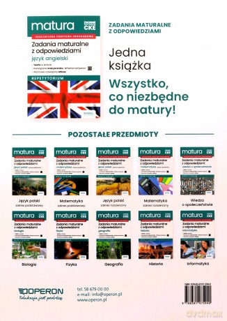 Matura 2026 Język angielski Zadania maturalne z odpowiedziami Zakres podstawowy Repetytorium - Anna Tracz [KSIĄŻKA]