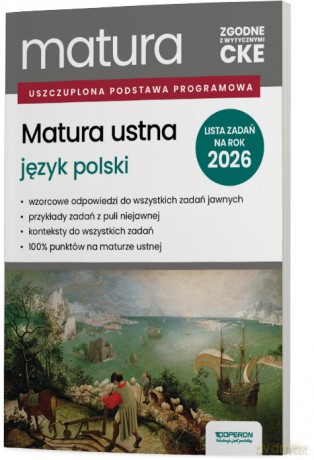 Matura 2026 Język polski Matura ustna - Tadeusz Banowski, Beata Zielińska [KSIĄŻKA]