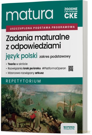 Matura 2026 Język polski Zadania maturalne z odpowiedziami Zakres podstawowy Repetytorium - Urszula Jagiełło, Renata Janicka-Szyszko, Aleksandra Marzec [KSIĄŻKA]