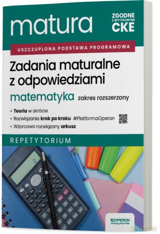 Matura 2026 Matematyka Zadania maturalne z odpowiedziami Zakres rozszerzony Repetytorium - Adam Konstantynowicz, Anna Konstantynowicz, Małgorzata Pająk [KSIĄŻKA]