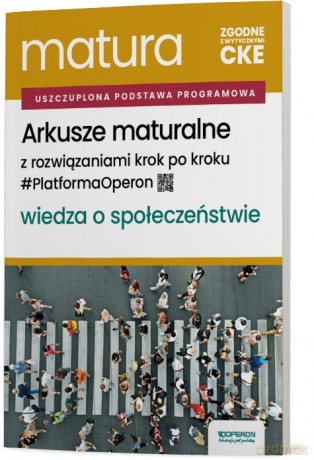 Matura 2026 Wiedza o społeczeństwie Arkusze maturalne Zakres rozszerzony - Artur Derdziak [KSIĄŻKA]