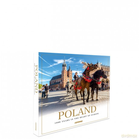Polska 1000 lat w sercu Europy album mini wersja angielska [KSIĄŻKA]