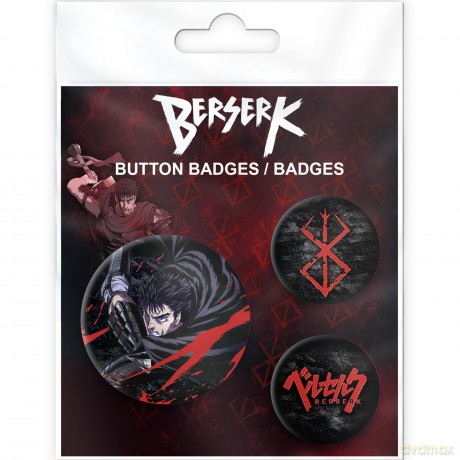 BERSERK - Badge Pack - Guts