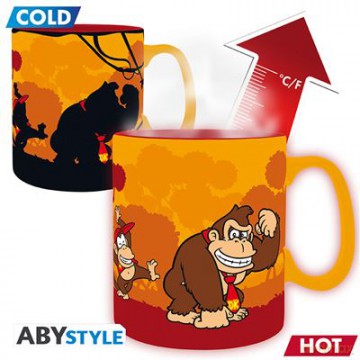 DONKEY KONG - Kubek zmieniający kolor 460ml - Donkey Kong - cardboard