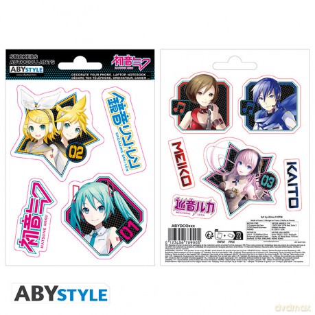HATSUNE MIKU - Naklejki - 16x11cm 2 sheets - Characters