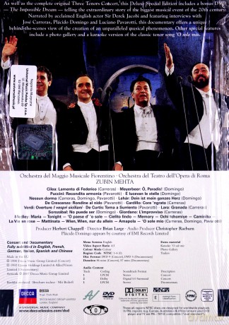 Three Tenors: The Original Three Tenors Concert Deluxe [2DVD]