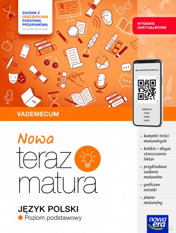 Teraz matura 2025/2026 Język polski Vademecum zakres podstawowy [KSIĄŻKA]