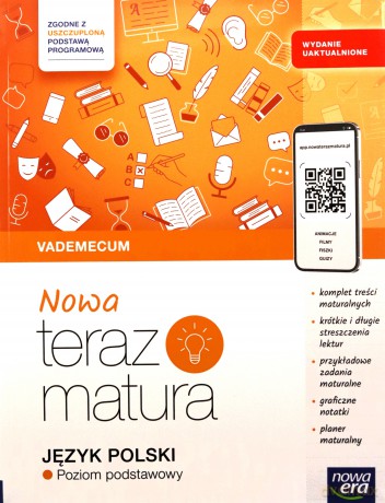 Teraz matura 2025/2026 Język polski Vademecum zakres podstawowy [KSIĄŻKA]
