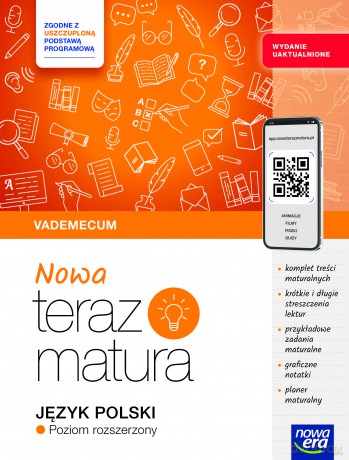 Teraz matura 2025/2026 Język polski Vademecum zakres rozszerzony [KSIĄŻKA]