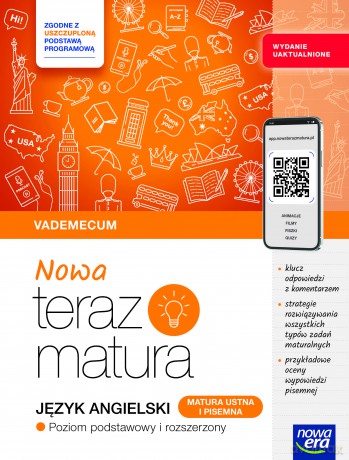 Teraz matura 2025-2026 Język angielski Vademecum zakres podstawowy i rozszerzony [KSIĄŻKA]
