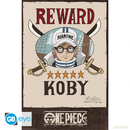 ONE PIECE - Plakat / Poster Maxi 91.5x61 - Wanted Koby Cross Guild