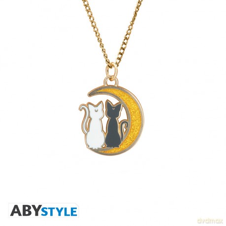 SAILOR MOON - Pendant necklace Cats on the moon