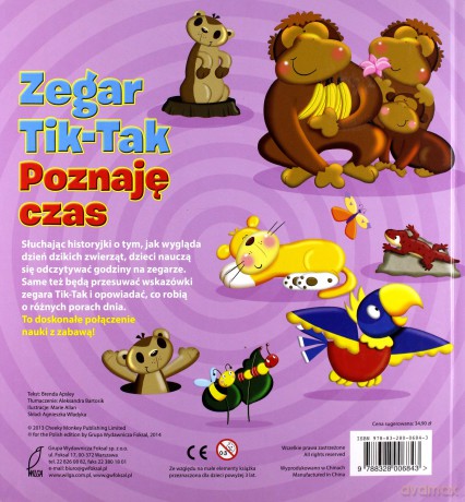 Zegar Tik-Tak. Poznaję czas [KSIĄŻKA]