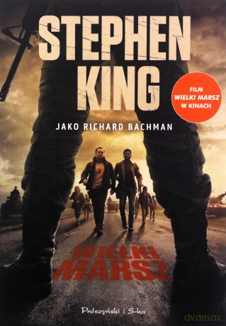Wielki marsz (okładka filmowa) - Stephen King [KSIĄŻKA]