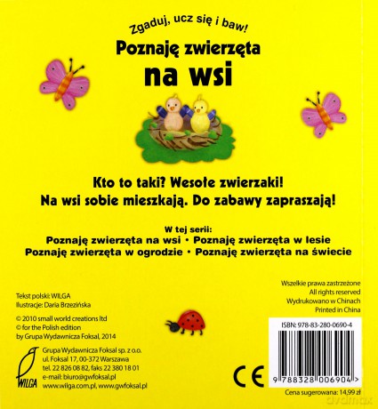 Zgaduj i baw się. Poznaję zwierzęta na wsi [KSIĄŻKA]