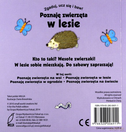 Zgaduj i baw się. Poznaję zwierzęta w lesie [KSIĄŻKA]
