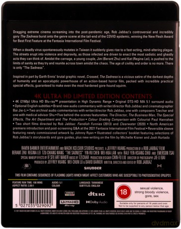 The Sadness (Smutek) [Blu-Ray 4K]