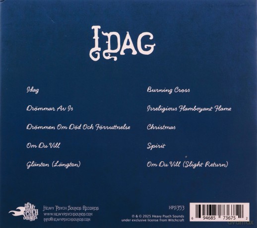 Witchcraft: IDAG [CD]