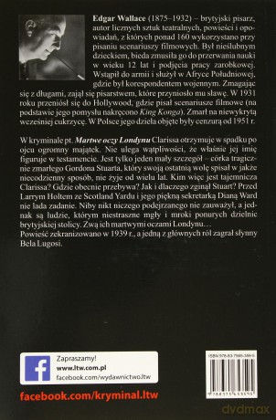 Martwe oczy Londynu - Edgar Wallace [KSIĄŻKA]