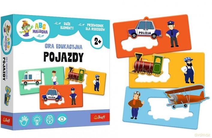 Gra Pojazdy ABC Malucha 02907