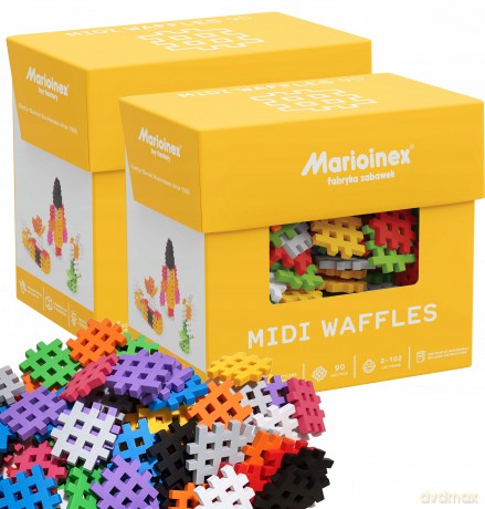Klocki waffle midi 180 el [KLOCKI]