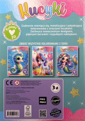 Kucyki 3D [KSIĄŻKA]