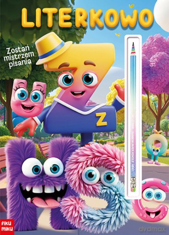 Literkowo z tęczowym ołówkiem [KSIĄŻKA]