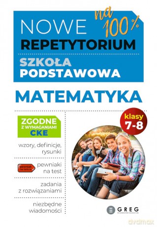 Matematyka. Szkoła podstawowa. Klasa 7-8. Nowe Repetytorium 2026 - Roman Gancarczyk [KSIĄŻKA]