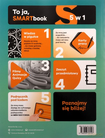 Nowa Biologia na czasie 1 SMARTBOOK liceum i technikum zakres podstawowy EDYCJA 2025 [KSIĄŻKA]