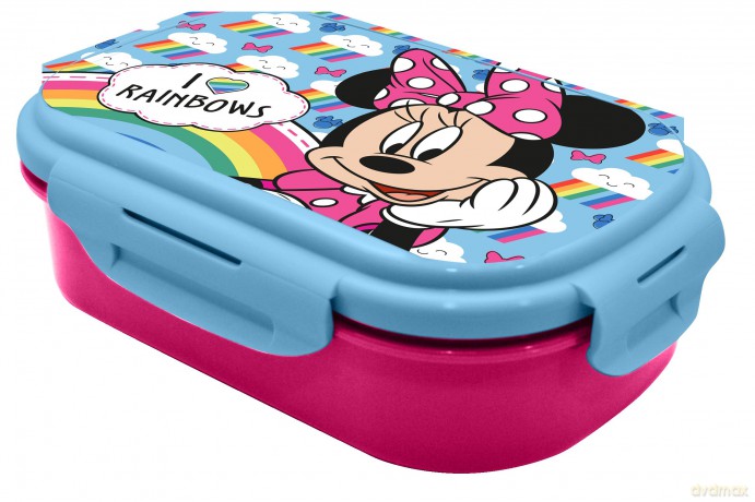 Pudełko śniadaniowe + sztućce Minnie MN30016