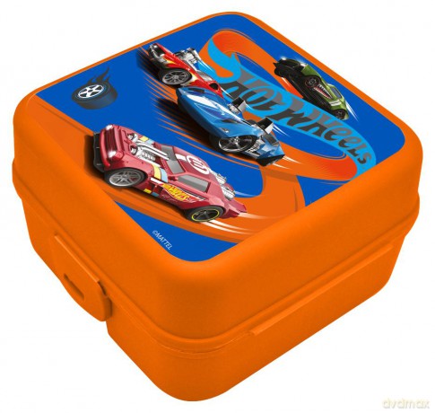 Pudełko śniadaniowe z przegródkami Hot Wheels HW00019
